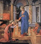 Fra Filippo Lippi The Annunciation oil painting artist